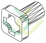 Vierkantschraube M6 x 10, 2004, L13,5, 