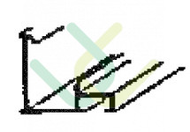 Wandprofil, senkrecht, 4044, L1748, 