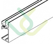 Fensterprofil, u., 6024, L600, green, Pantone-560C, Gruen