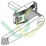 Türgriff, aussen, 6042, L, 