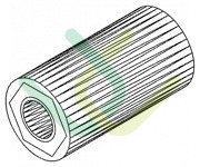 Schraubenverlängerung M6x25, 6055, LM6x25, 