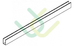 Alu -U- profil, 6065, L615, 