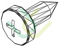 Schraube 3.5x9, 6084, L12,2, 