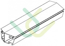 Dacheckprofil, 6093, L2027,5, green, Pantone-560C, Gruen