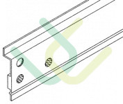 Türprofil, u., 6117, L598, 