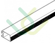 Tür Bodenzwischenprofil, 7036, L922, green, Panton, Gruen