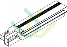 Giebelendprofil, links, 7212, L1354,7, 