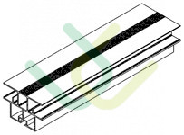 Dachzwischenprofil, 7227, L1333, green, Pantone-56, Gruen