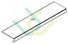 Verglasungshalteblech, lang, 7240, L88, green, Pan, Gruen