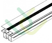 Dachzwischenprofil, 7255, L1356, green, Pantone-56, Gruen