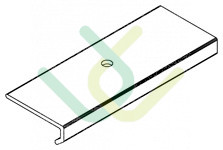 Verglasungshalteblech, mitte, 7343, L56, green, Pa, Gruen