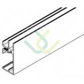 Fensterprofil, u., 6024, L600, black, Pantone-426C, Schwarz