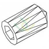 Türgriffschraube, 7108, L4.7 x 8, 