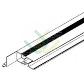 Fensterprofil, seite, 7367, L890, black, Pantone-4, Schwarz